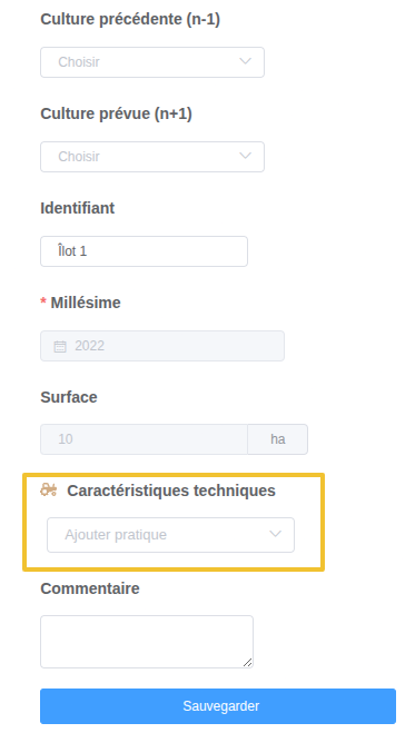 Assignation parcelle
